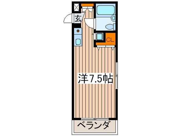 エスタ梅ヶ丘の物件間取画像